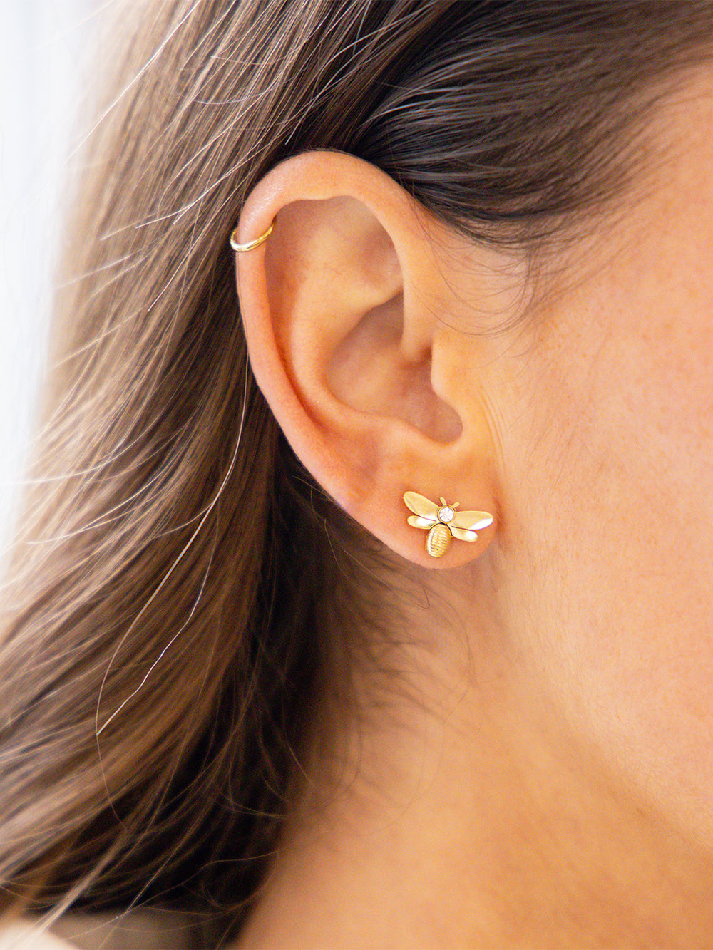 Boucles d'oreilles Abeja