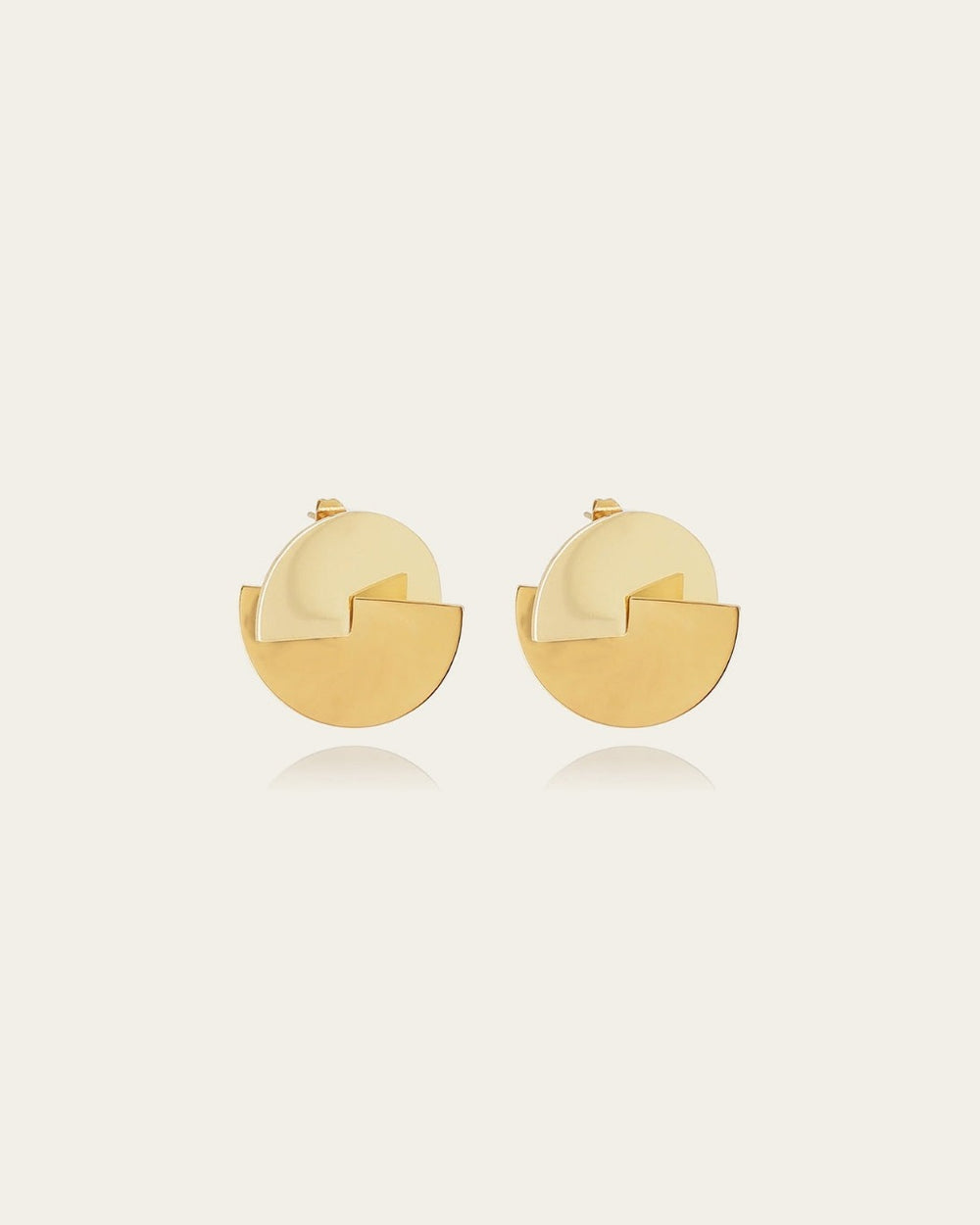 Boucles d'oreilles Yona (Acier doré)