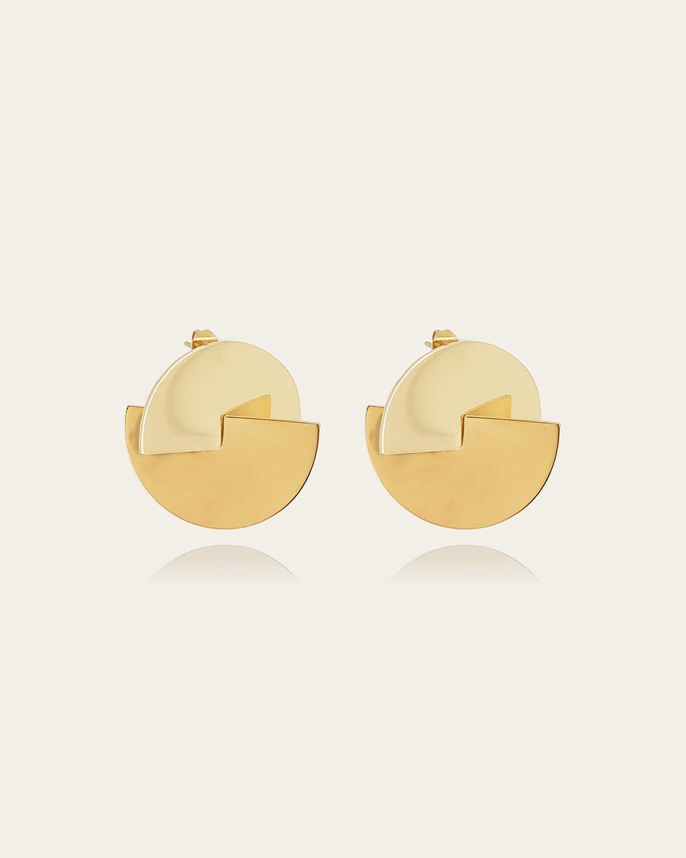 Boucles d'oreilles Yona (Acier doré)
