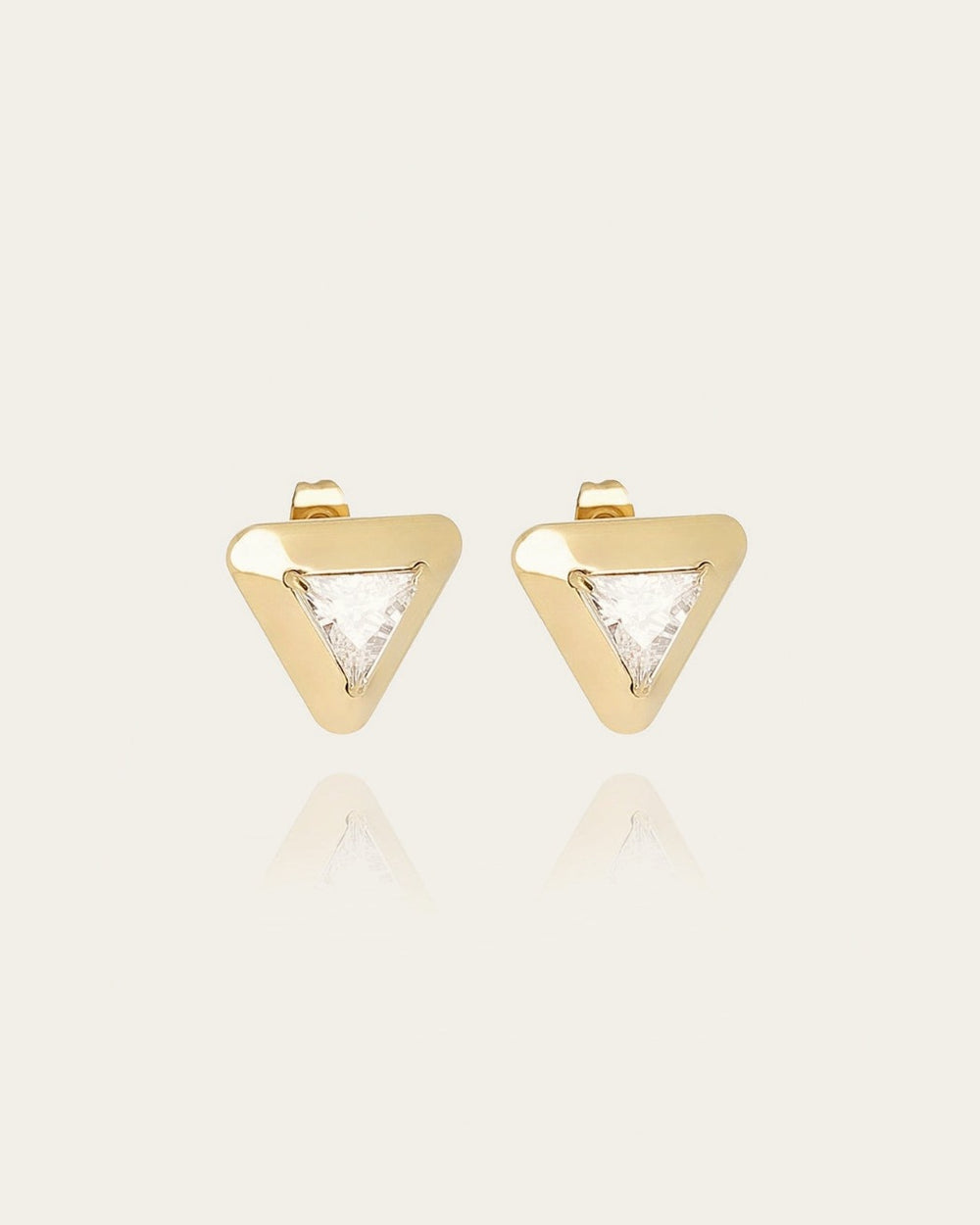 Boucles d'oreilles Goki (Acier doré)