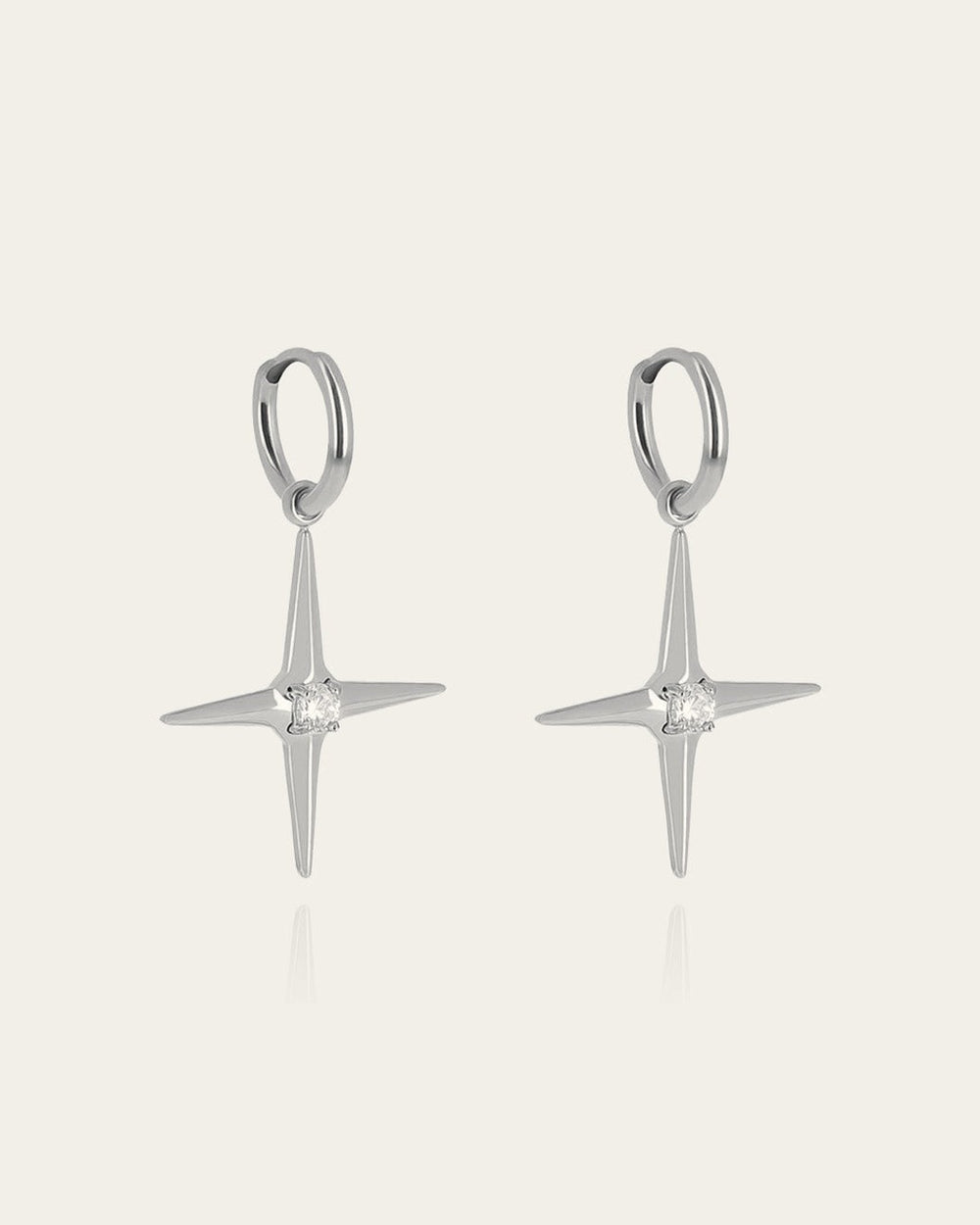 Boucles d'oreilles Isidore (Acier)