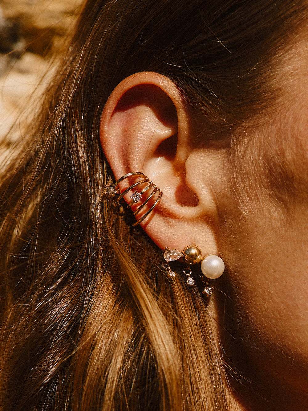 Boucles d'oreilles Strates