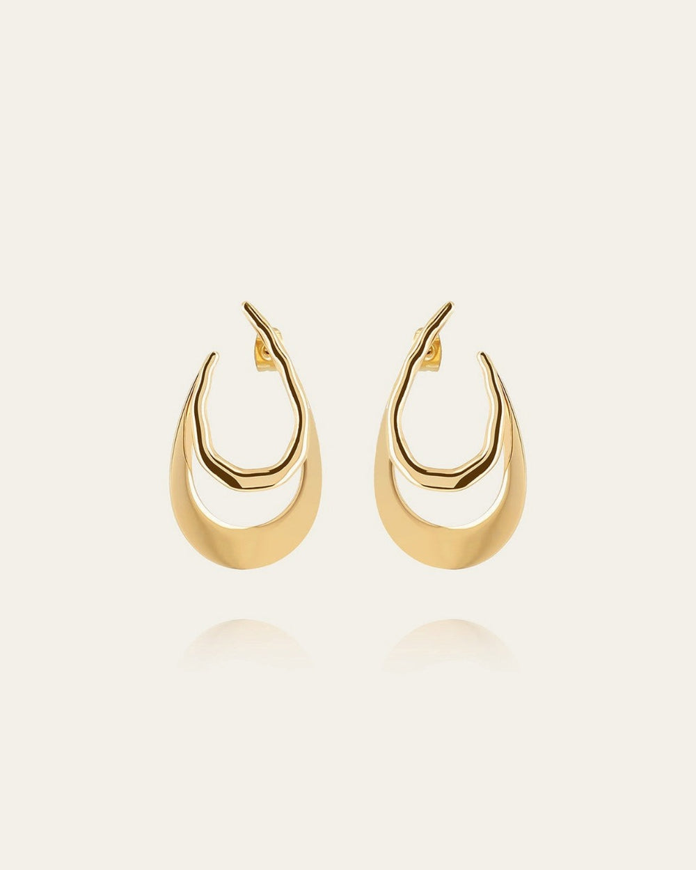 Quovadis Earrings (Gold-plated steel)