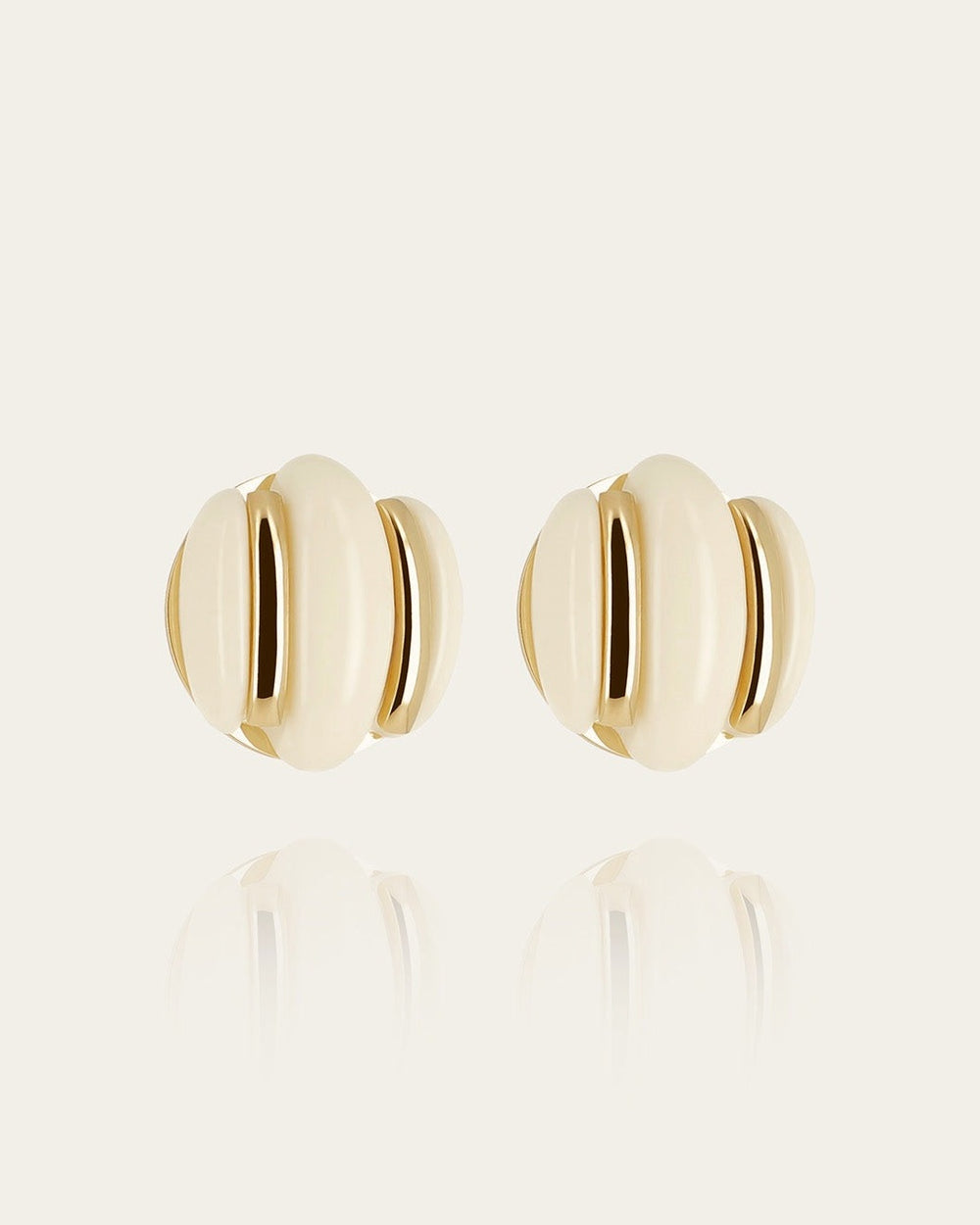 Boucles d'oreilles Cabras (Acier doré)