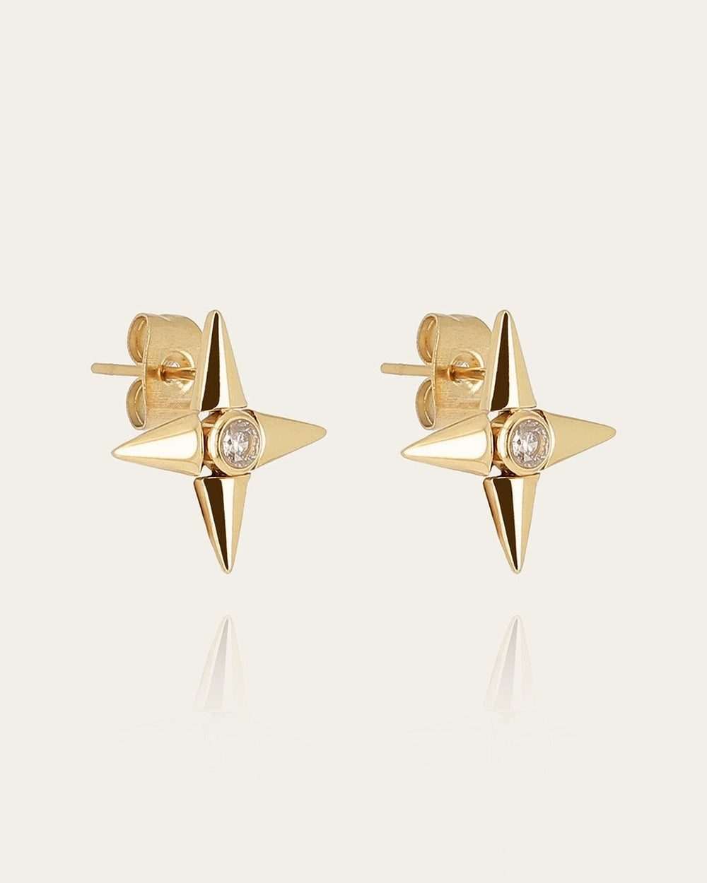 Boucles d'oreilles Leonardo (Acier doré)