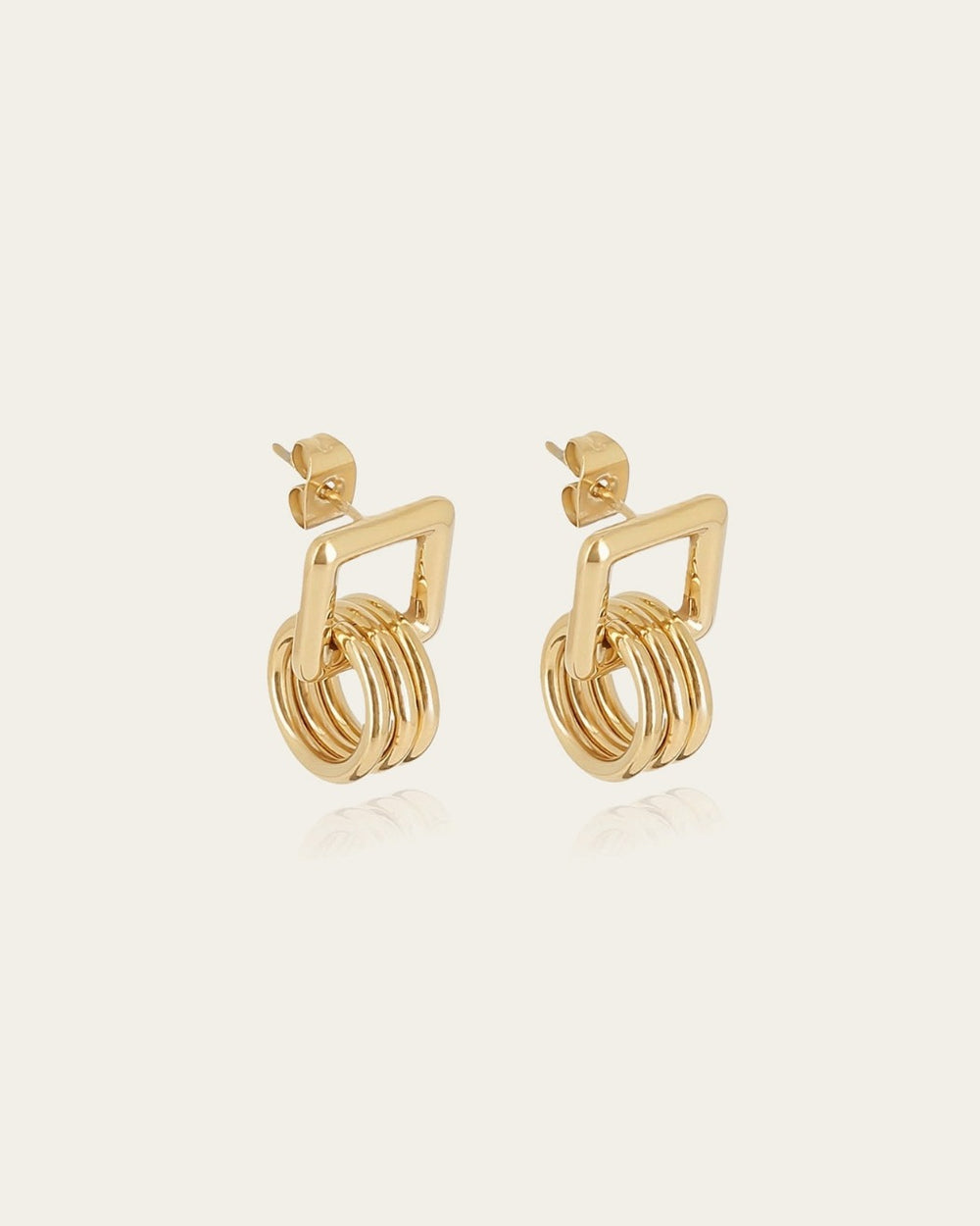 Vian Earrings (Gold-Plated Steel)