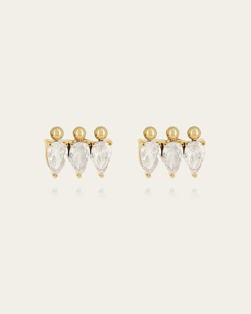 Mantua Earrings (Gold-Plated Steel)
