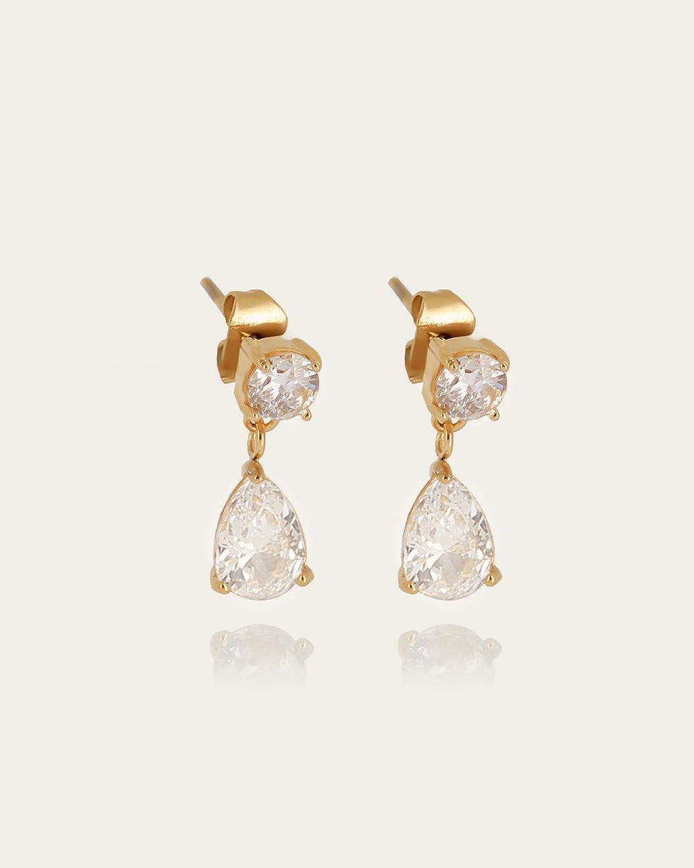 Boucles d'oreilles Ravello (Acier doré)