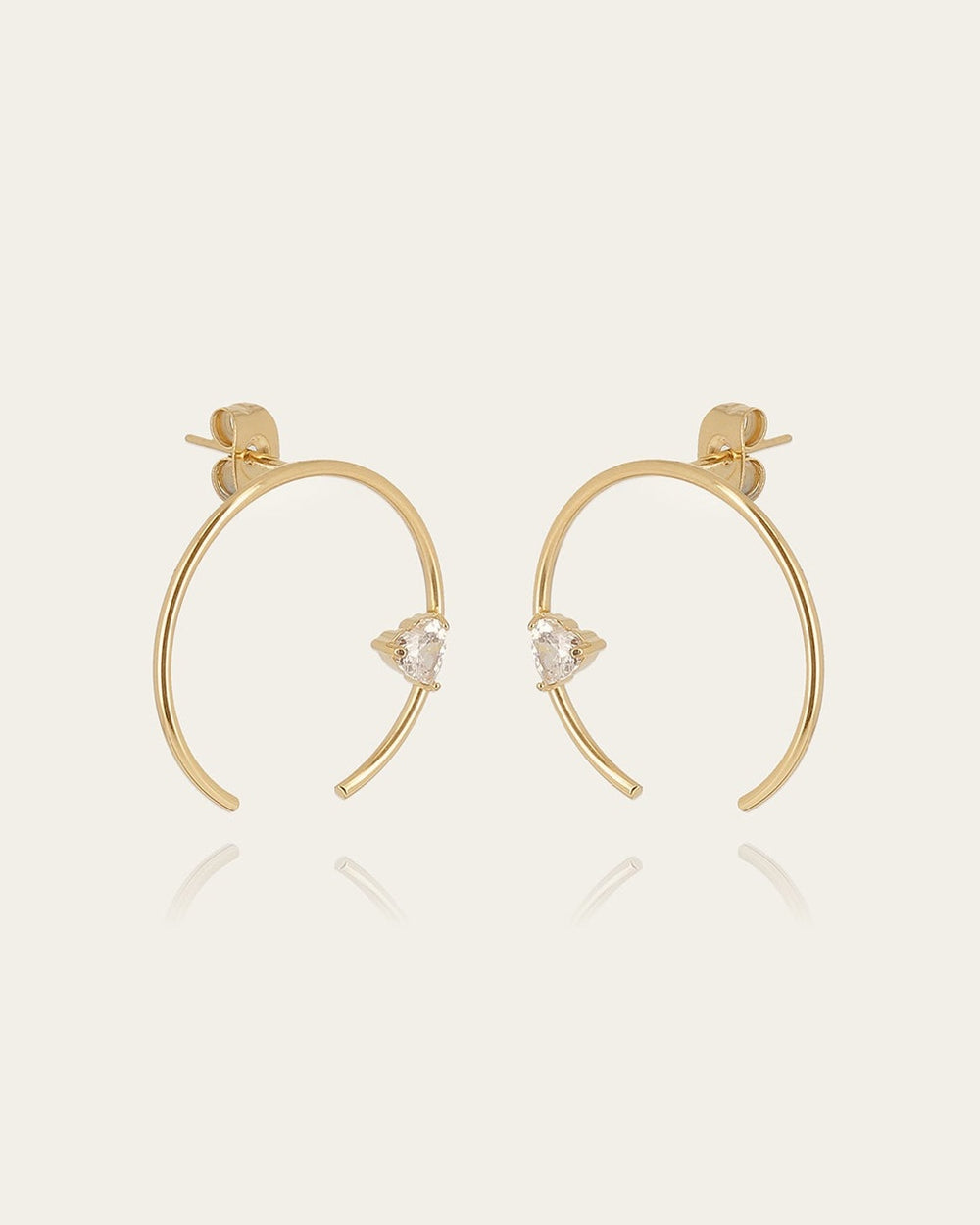 Boucles d'oreilles Ponza (Acier doré)