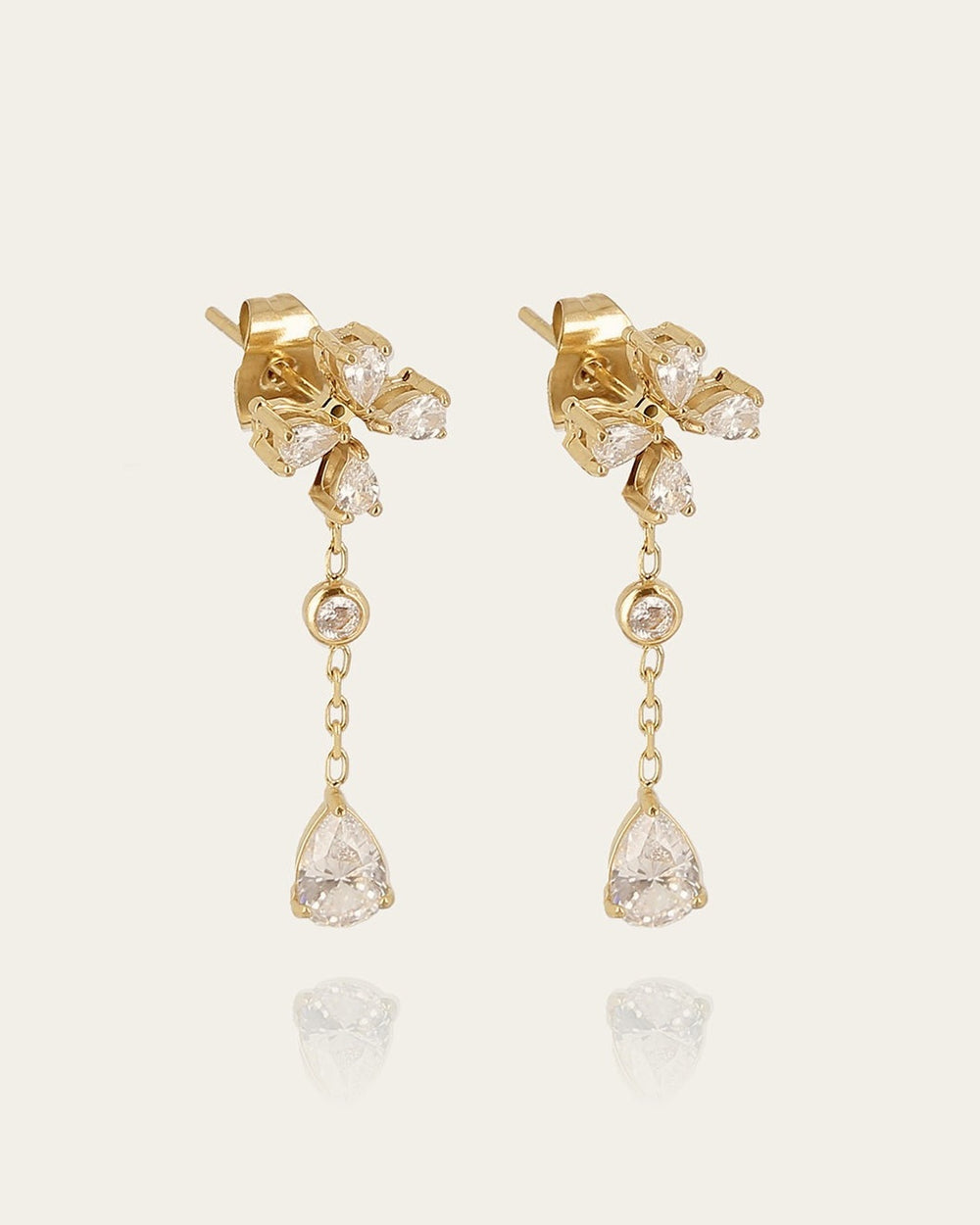 Célia Earrings (Gold-Plated Steel)