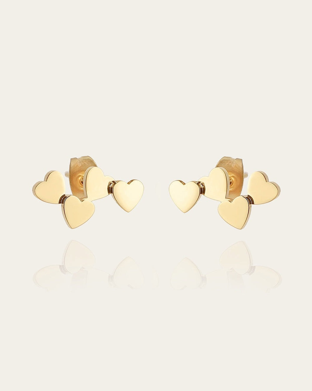 Boucles d'oreilles Arisa (Acier doré)