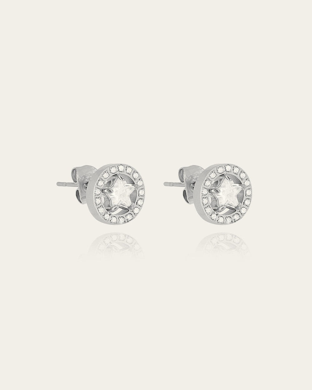 Boucles d'oreilles Alvéria (Acier)