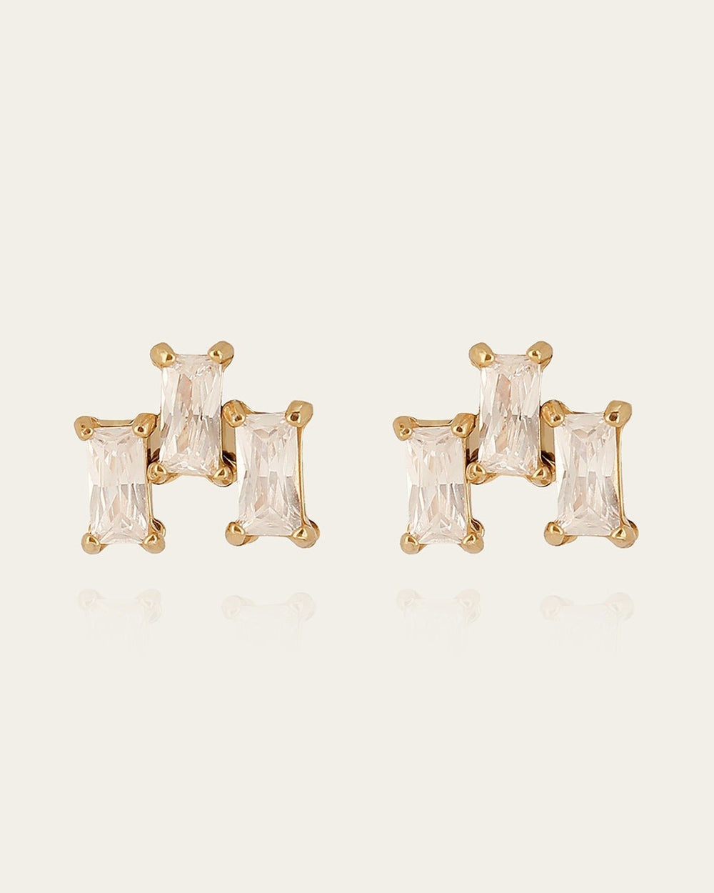 Boucles d'oreilles Maréa (Acier doré)