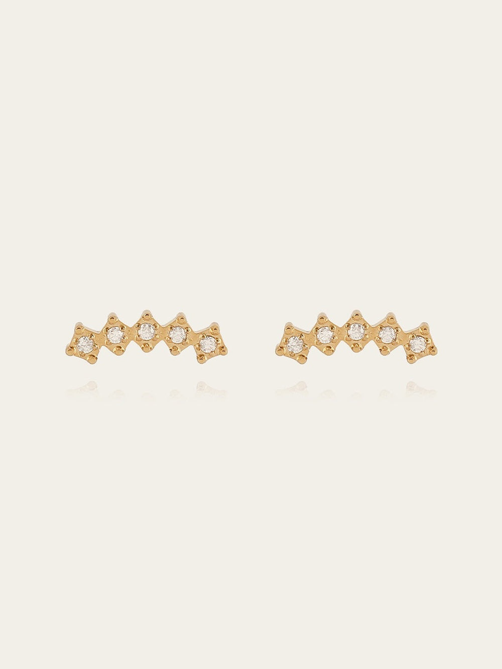 Mini boucles d'oreilles Cassis