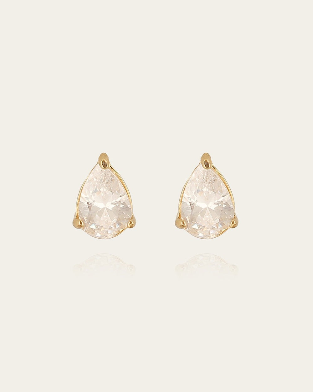 Boucles d'oreilles Elinaé (Acier doré)