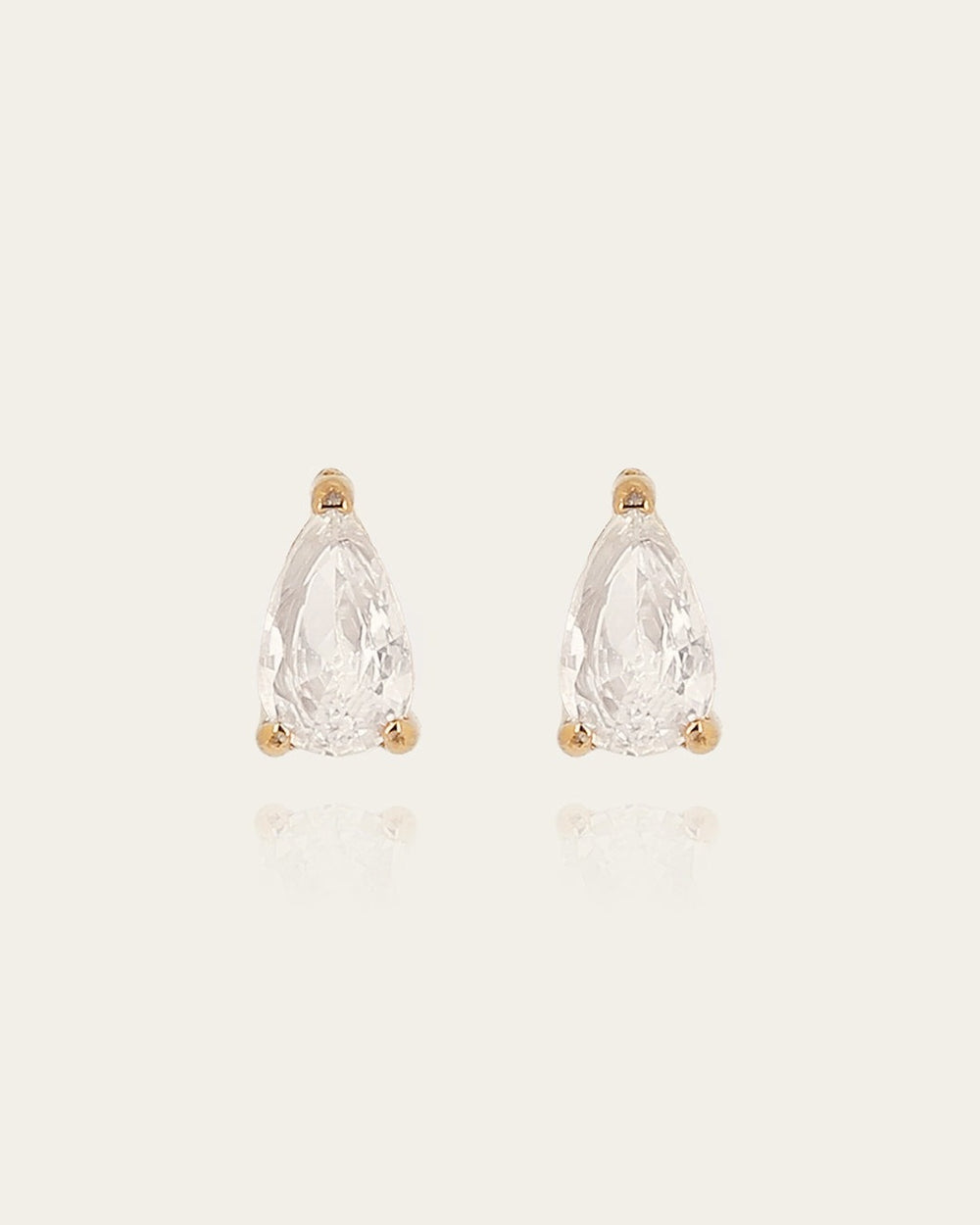 Boucles d'oreilles Anaé (Acier doré)