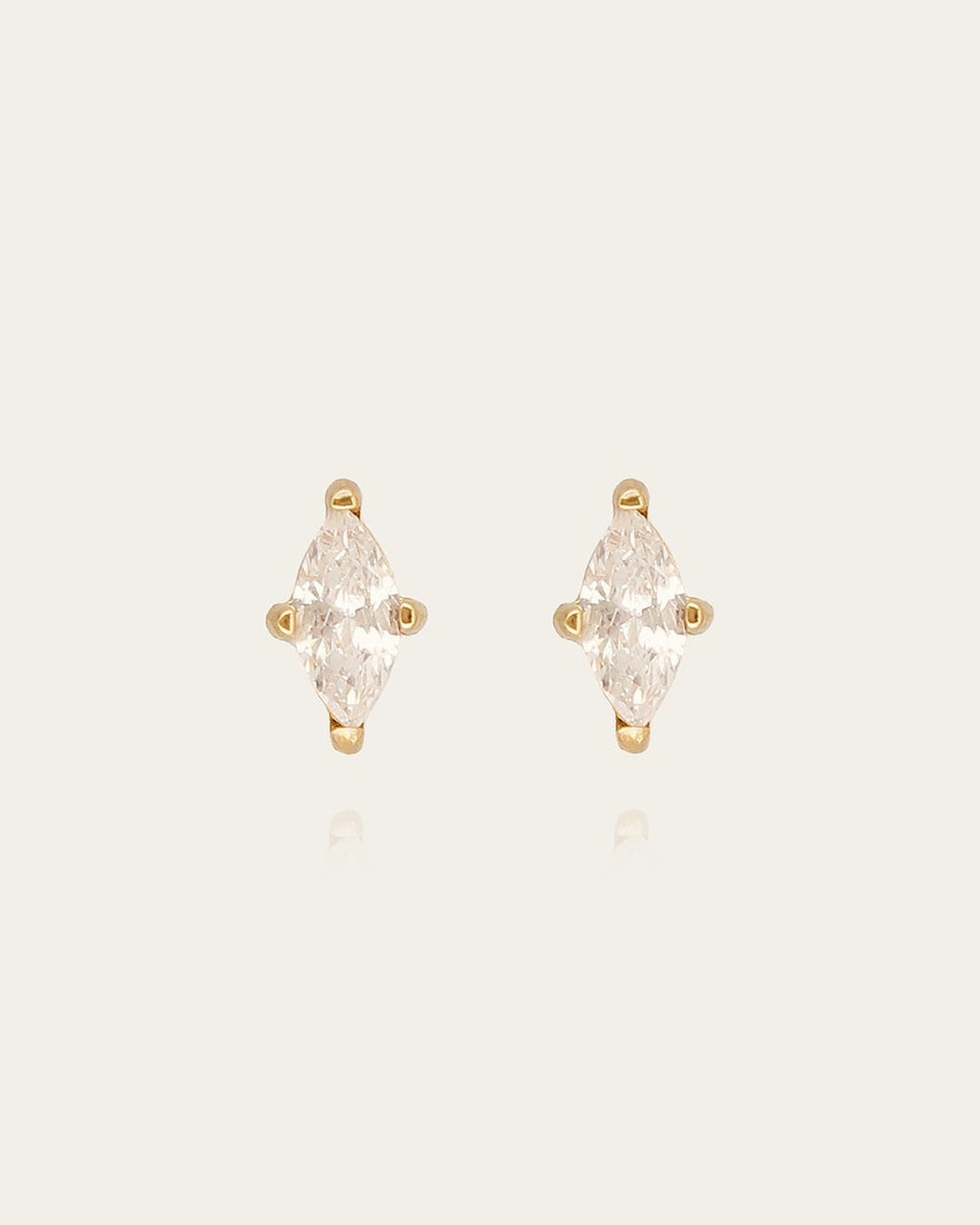 Boucles d'oreilles Avaé (Acier doré)