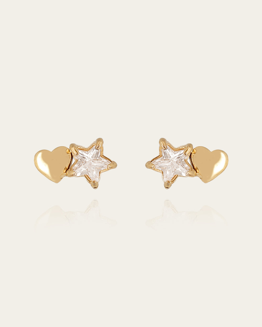 Boucles d'oreilles Nival (Acier doré)