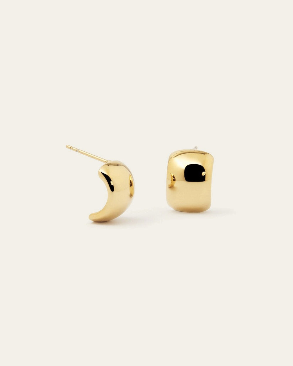 Boucles d'oreilles Maggie (Acier doré)