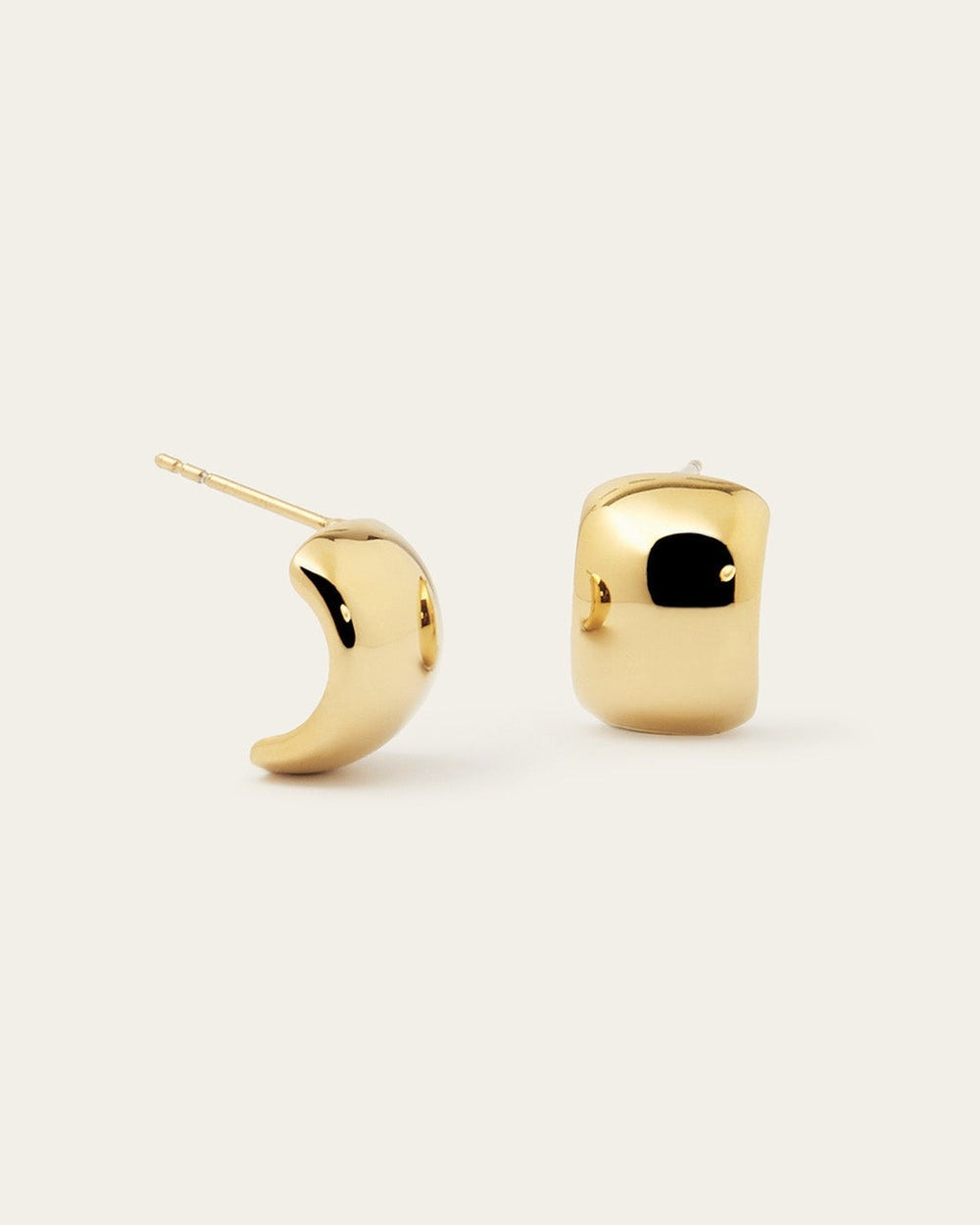 Boucles d'oreilles Maggie (Acier doré)