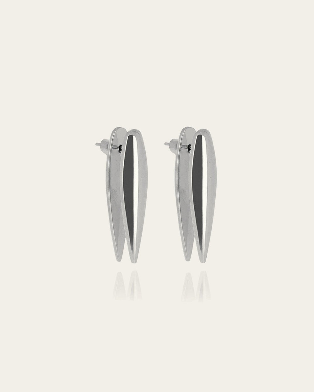 Boucles d'oreilles Pluma (Acier)
