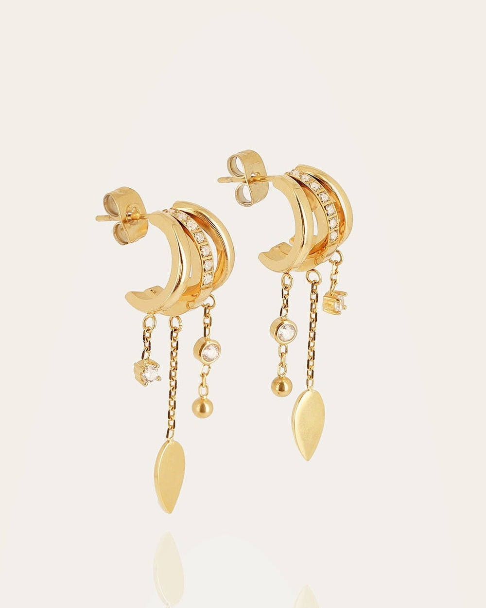 Isabella Earrings (Gold-plated Steel)