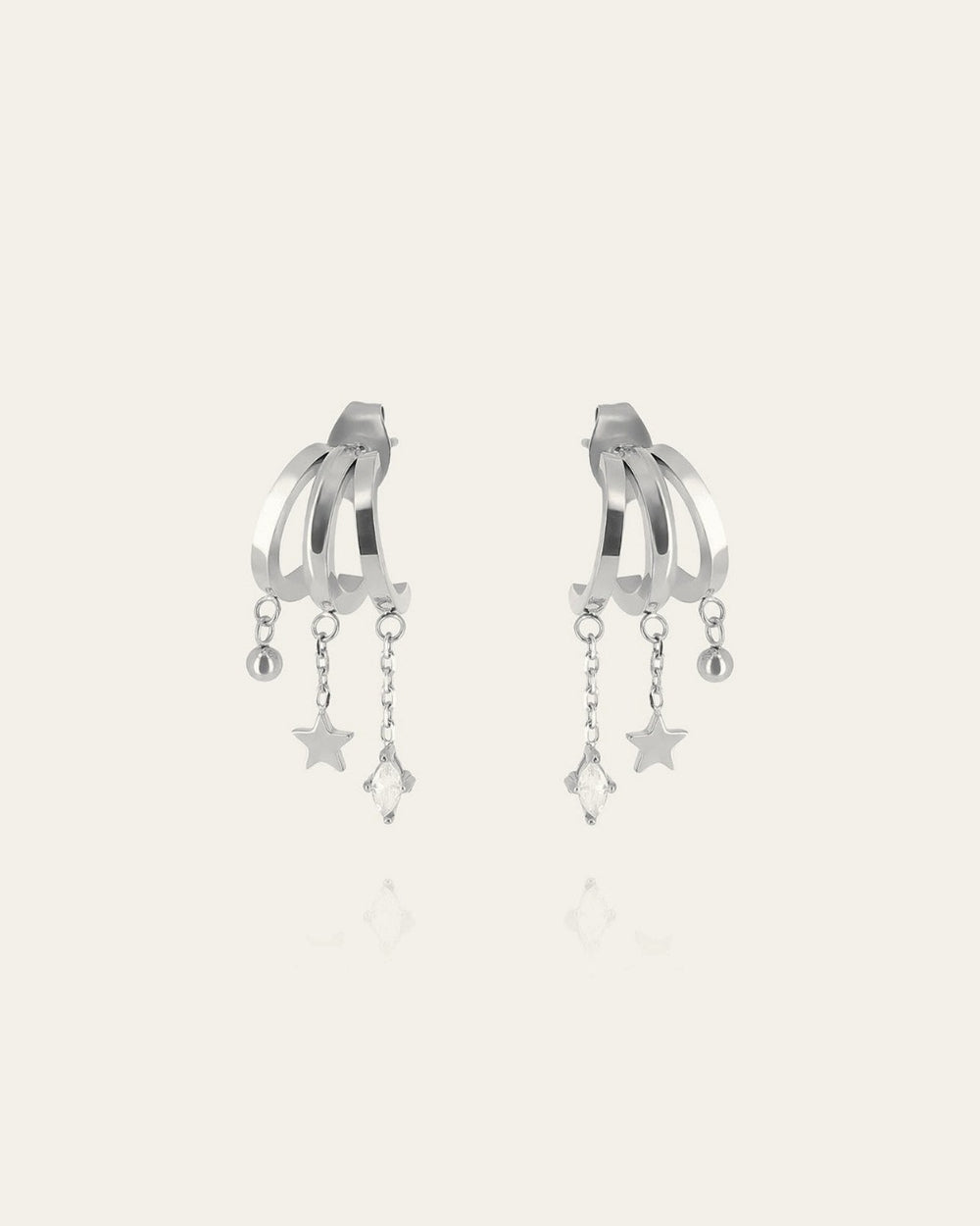 Abril Earrings (Steel)