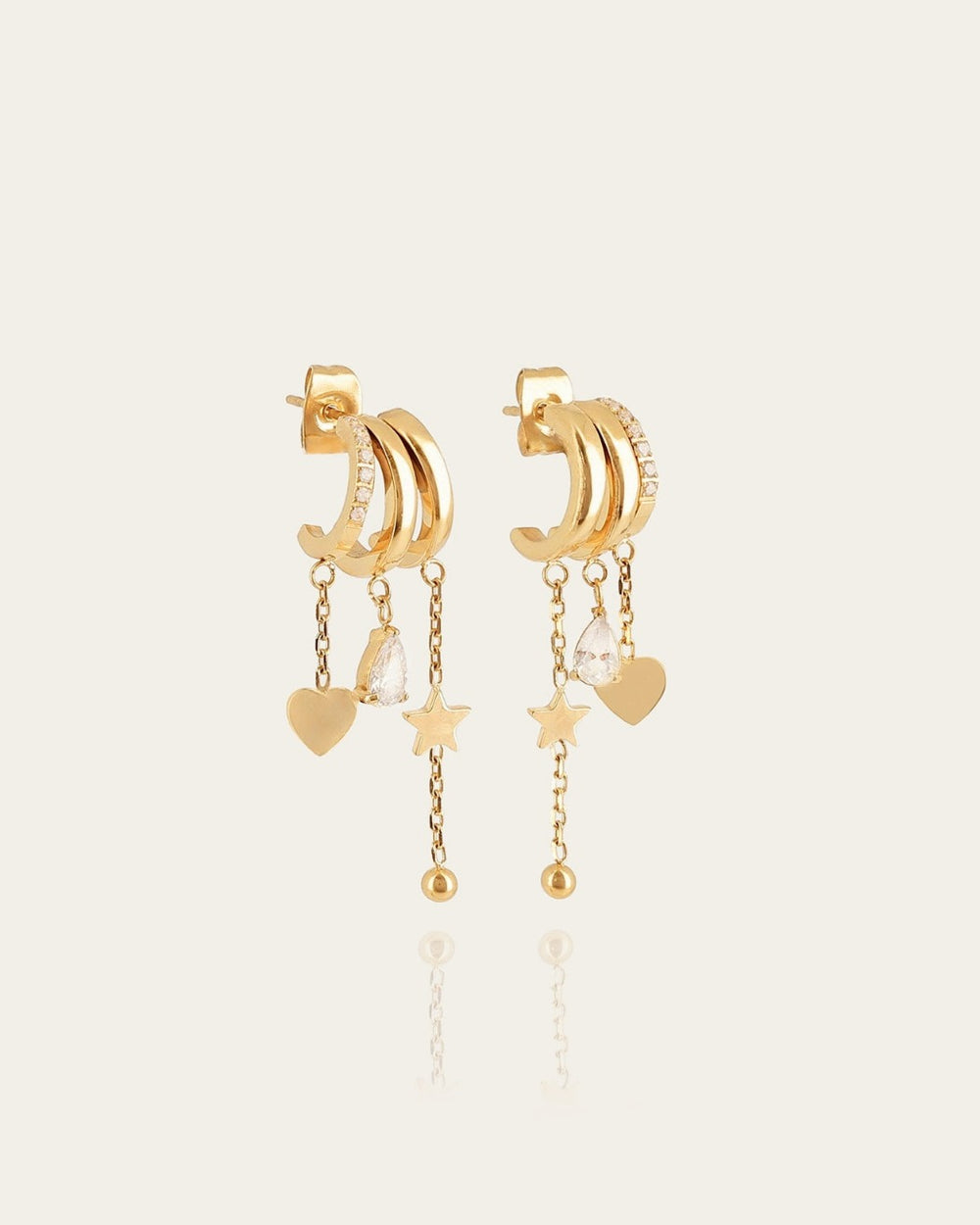 Beatriz Earrings (Gold-plated Steel)