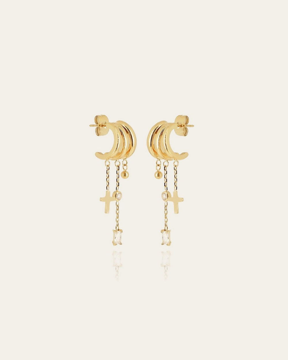 Susana Earrings (Gold-plated Steel)
