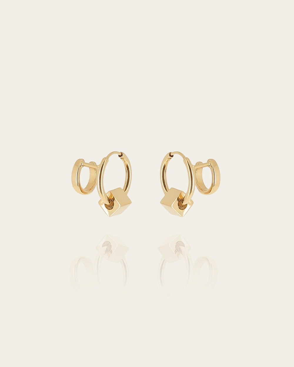 Boucles d'oreilles Gilda (Acier doré)