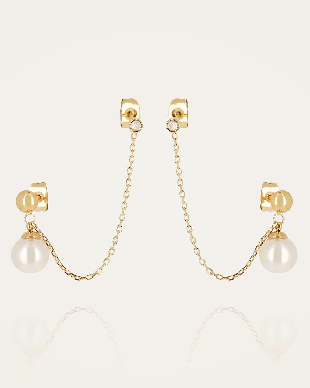 Boucles d'oreilles Orissa (Acier doré)