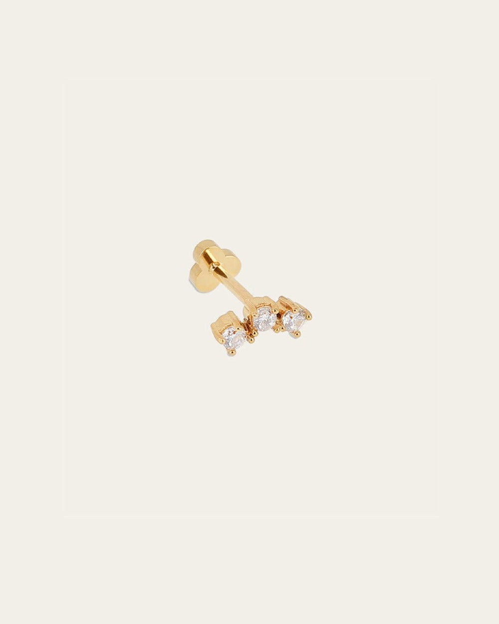 Piercing Cardiff (Acier doré)