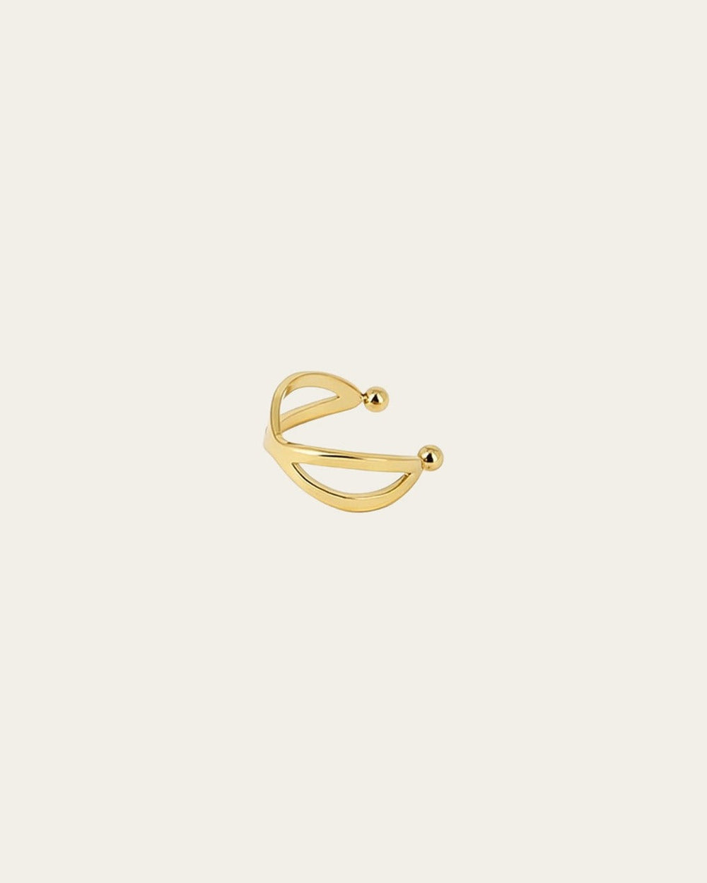 Ariétides Earcuff (Gold-plated steel)