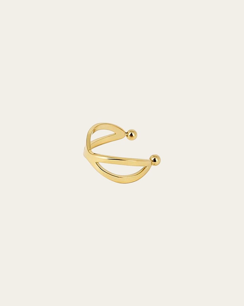 Earcuff Ariétides (Acier doré)