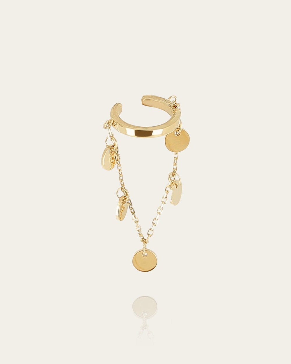 Earcuff Klelia (Acier doré)