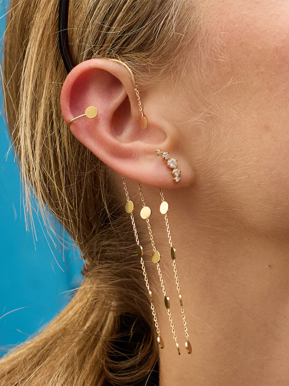 Bijou d'oreille Lagune