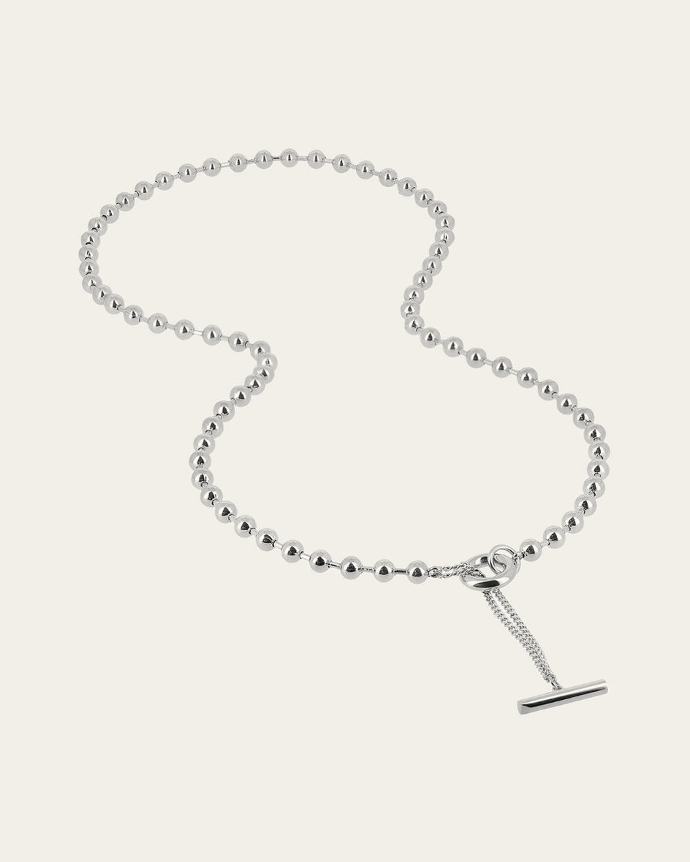 Long necklace Numa (Steel)