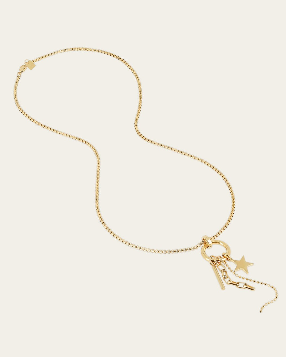 Cure String Necklace (Gold-plated Steel)