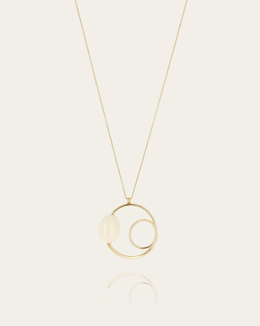 Yaël String Necklace (Gold-plated Steel)