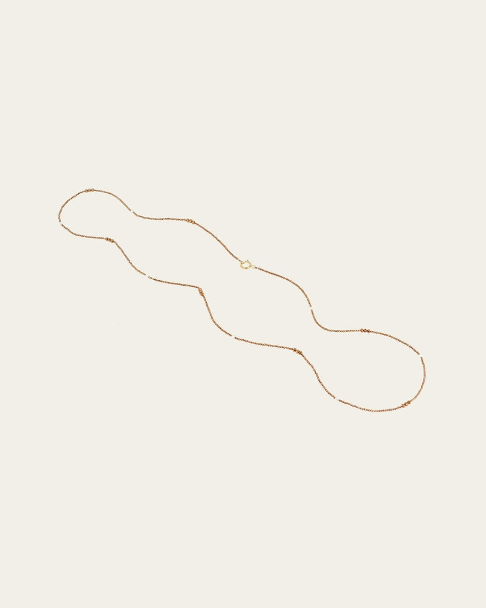 Épure Long Necklace (Gold-Plated Steel)