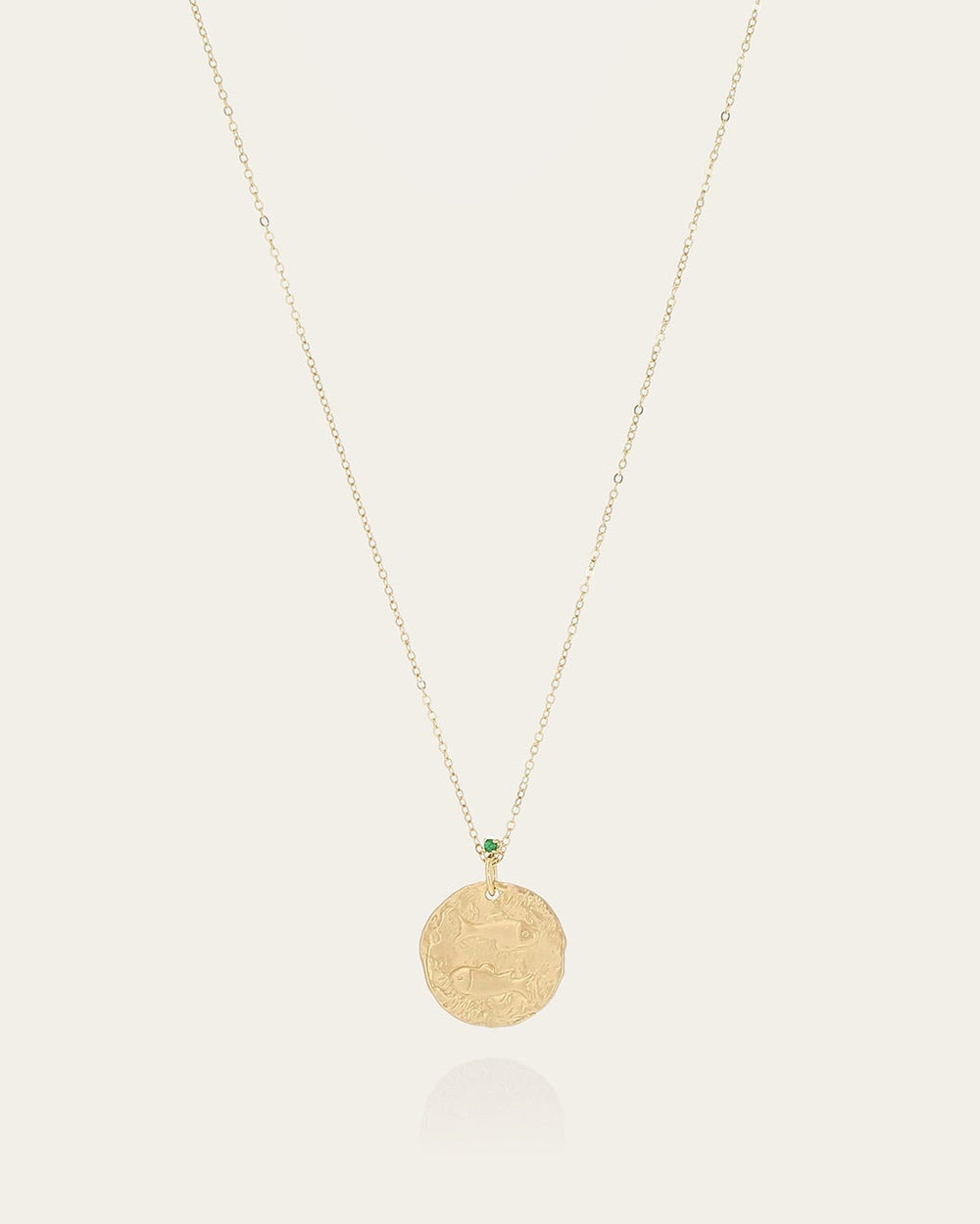 Collier Ichthues (Acier doré)