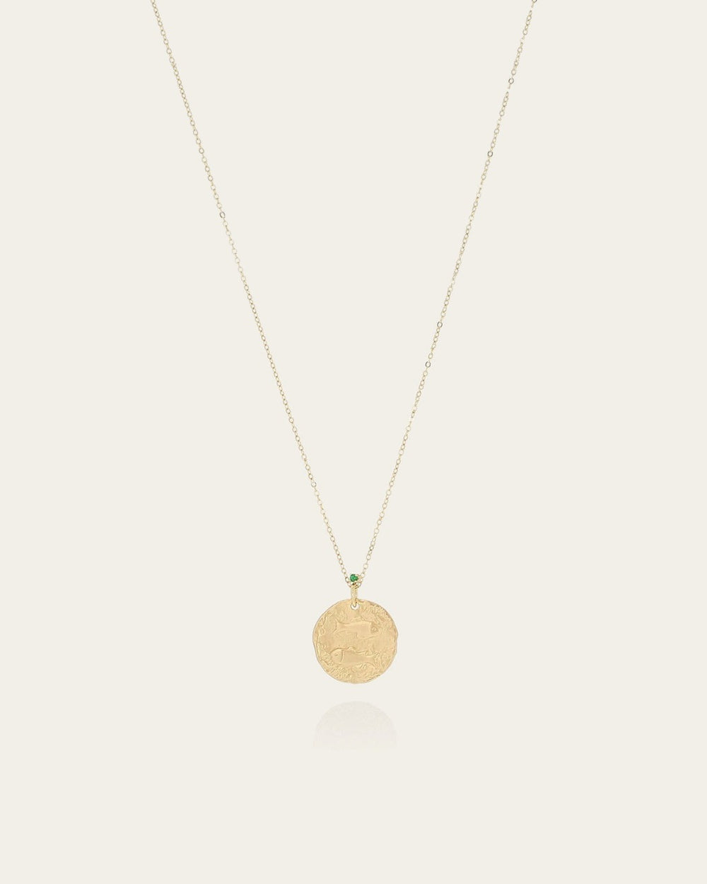 Ichthues necklace (Gold-plated steel)