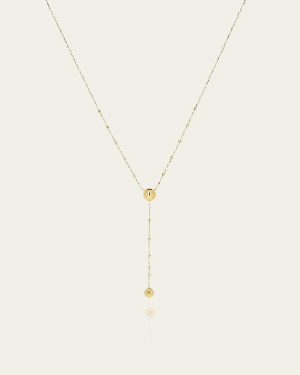 Amber Necklace (Gold-plated steel)