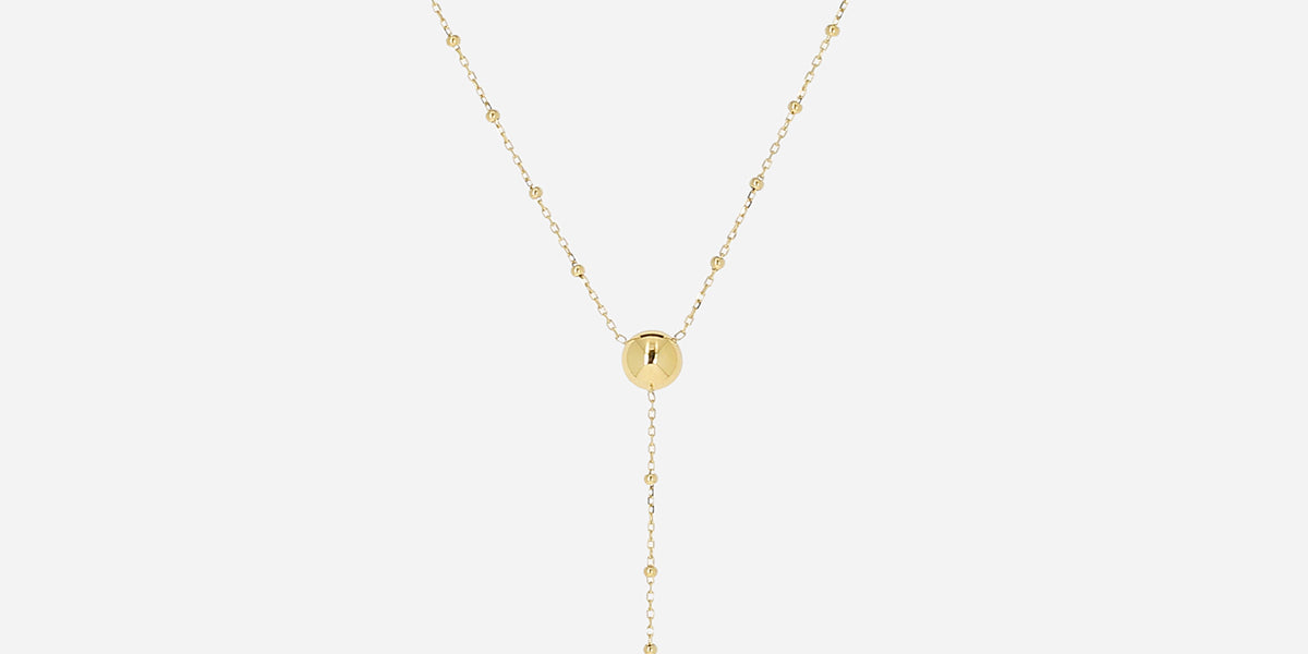 Collier Amber (Acier doré)