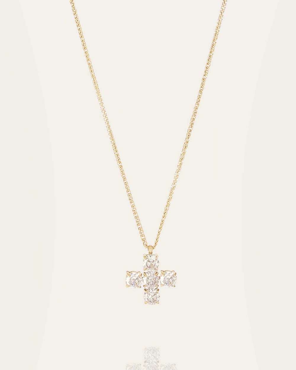 Conti Long Necklace (Gold-plated Steel)
