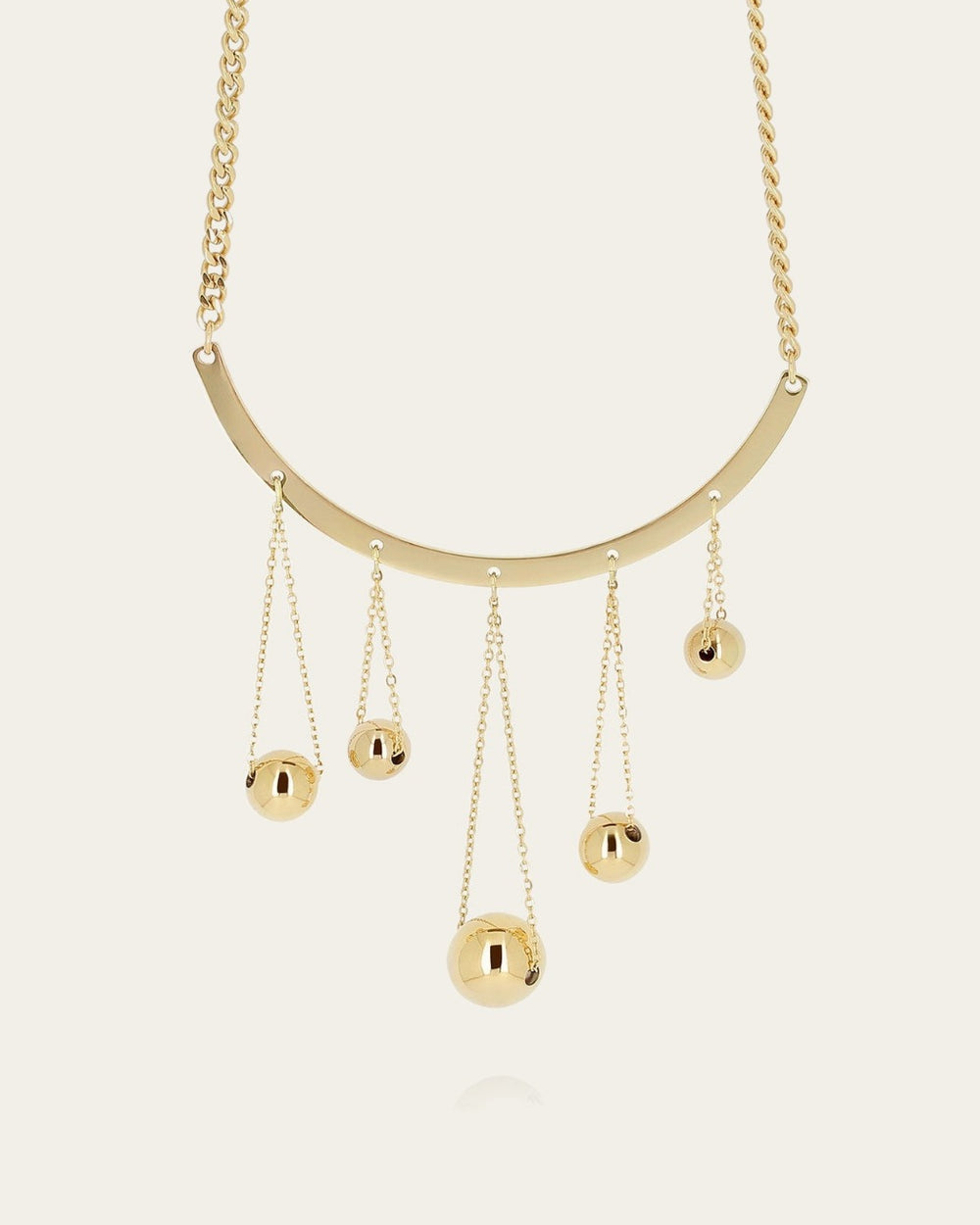 Collier Aversa (Acier doré)
