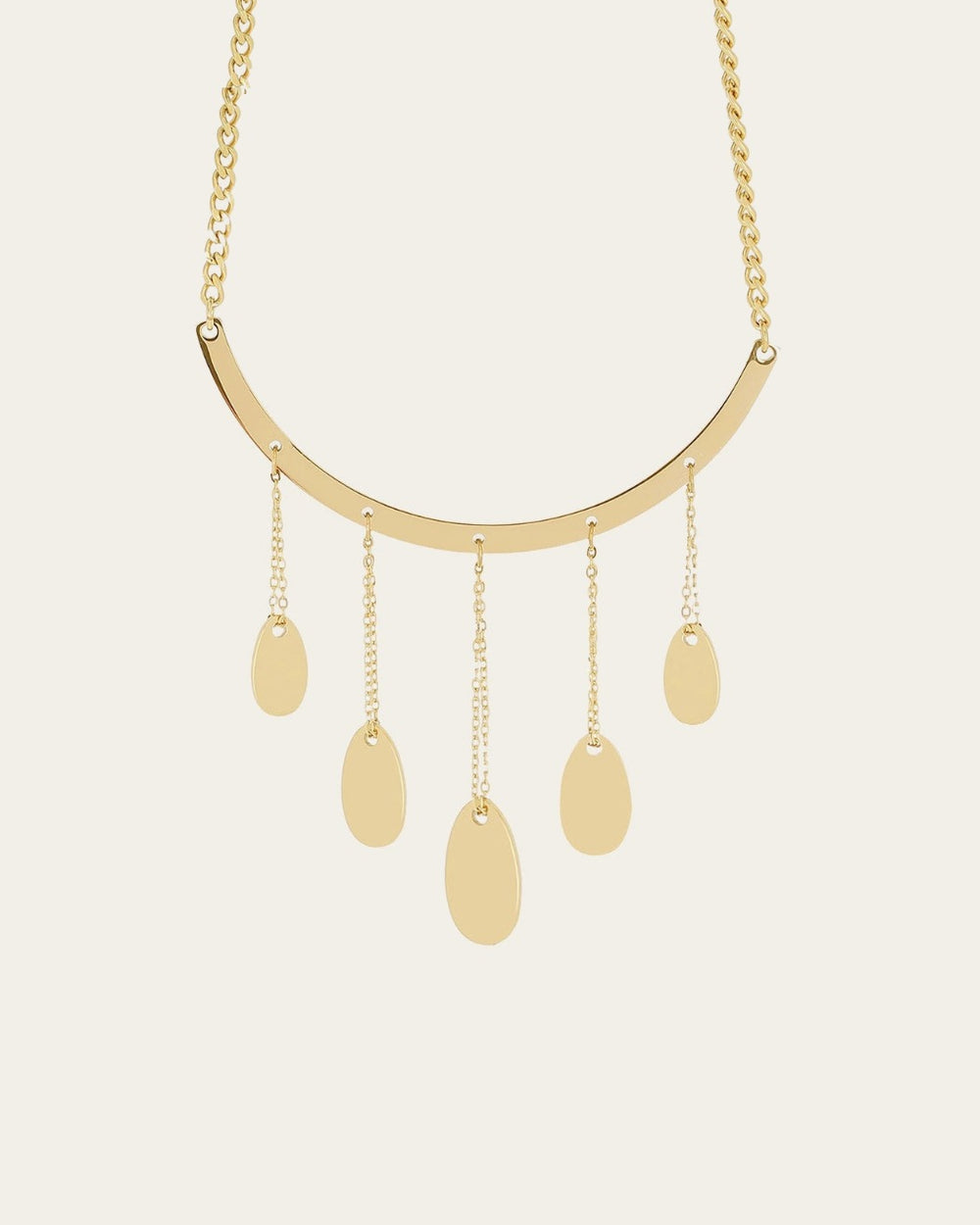 Collier Pineto (Acier doré)