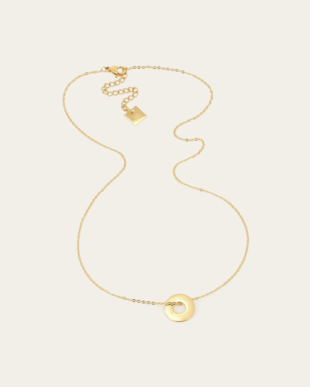 Collier Divine (Acier doré)