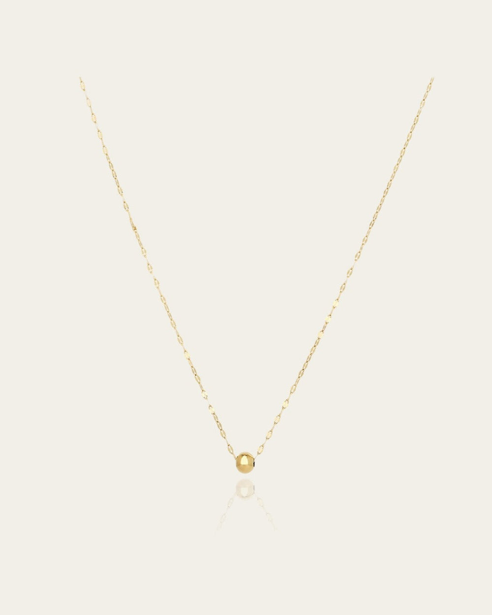 Minidisco Necklace (Gold-plated steel)