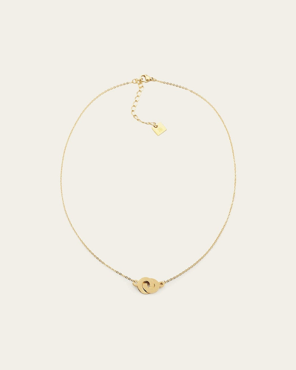 Bow Necklace (Gold-plated steel)